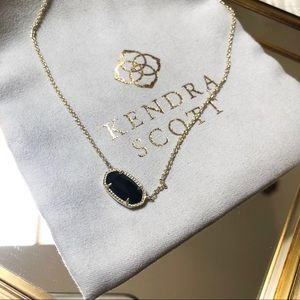 Kendra Scott Elisa Necklace in Black